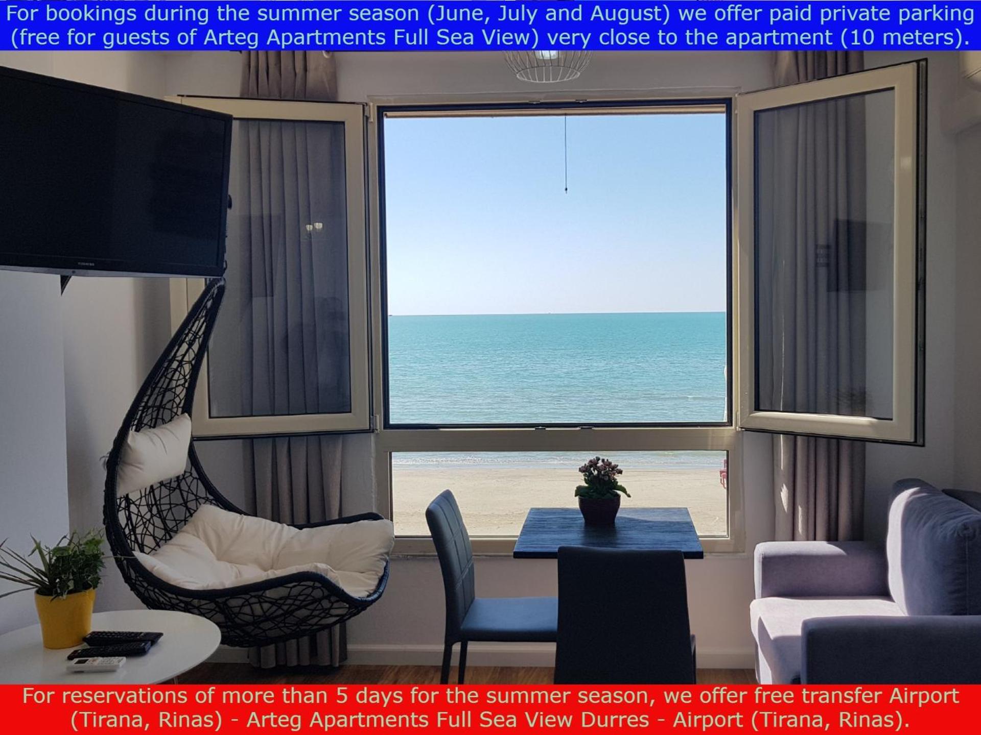 Arteg Apartments - Full Sea View Durrës 외부 사진